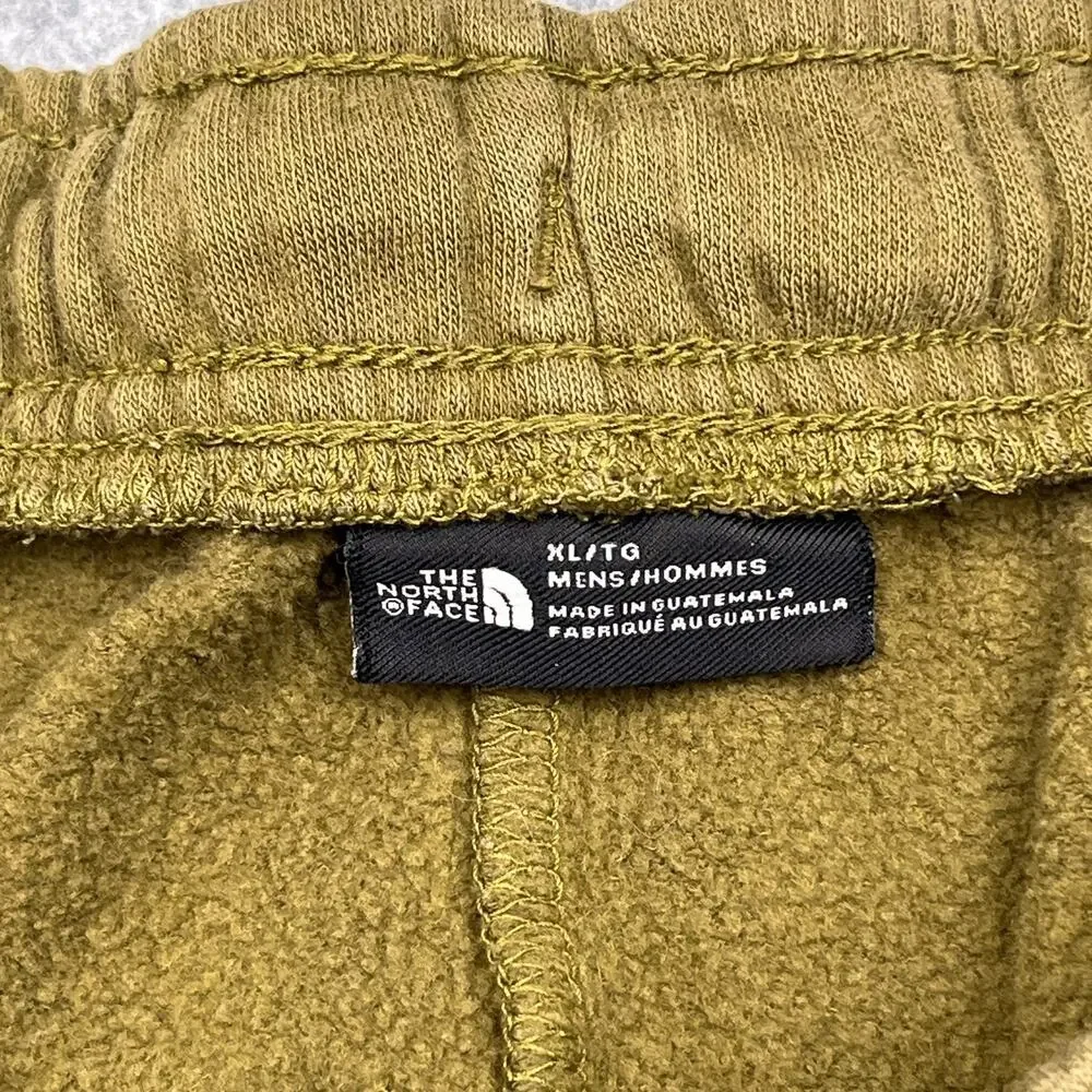 the north face‎ sweat shorts green fleece logo xl